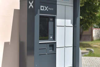 Municipal delivery boxes are thriving. OX Point already has a hundred