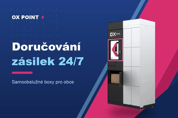 Obecní box pro doručování zásilek dostupný 24/7