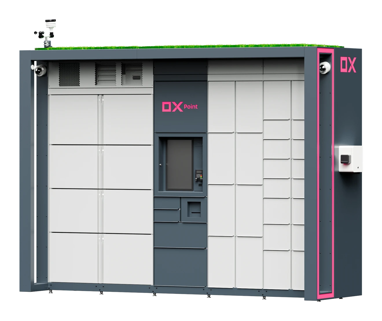 OX Box with green roof